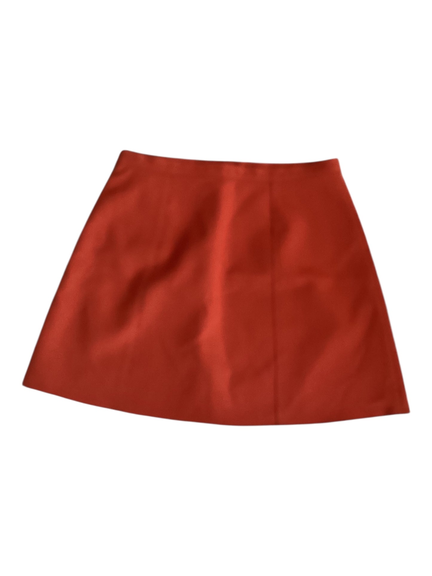 Topshop Women’s Red Corduroy Skirt Size 8