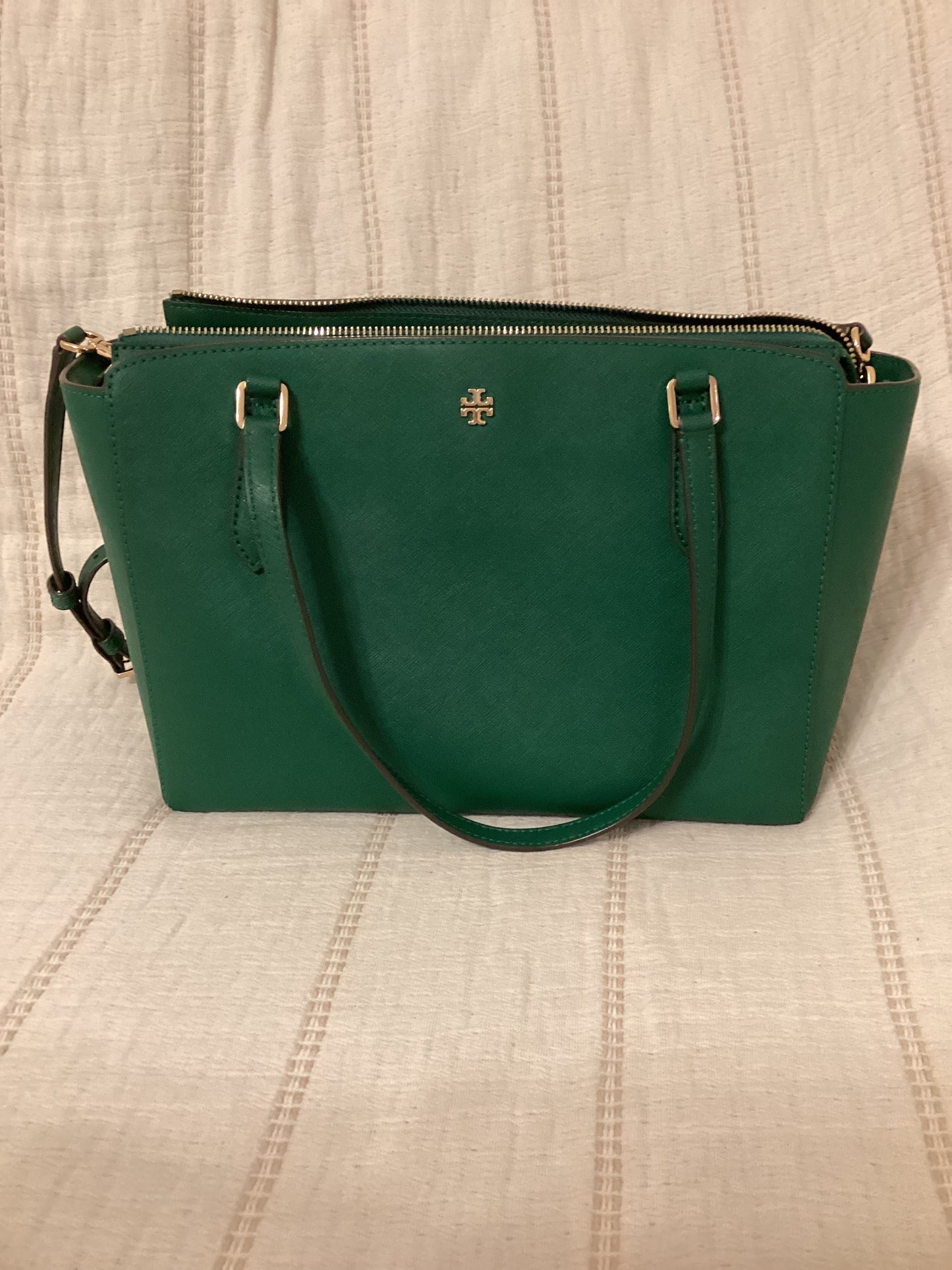 Tory Burch Emerson Small Top Zip Tote Crossbody