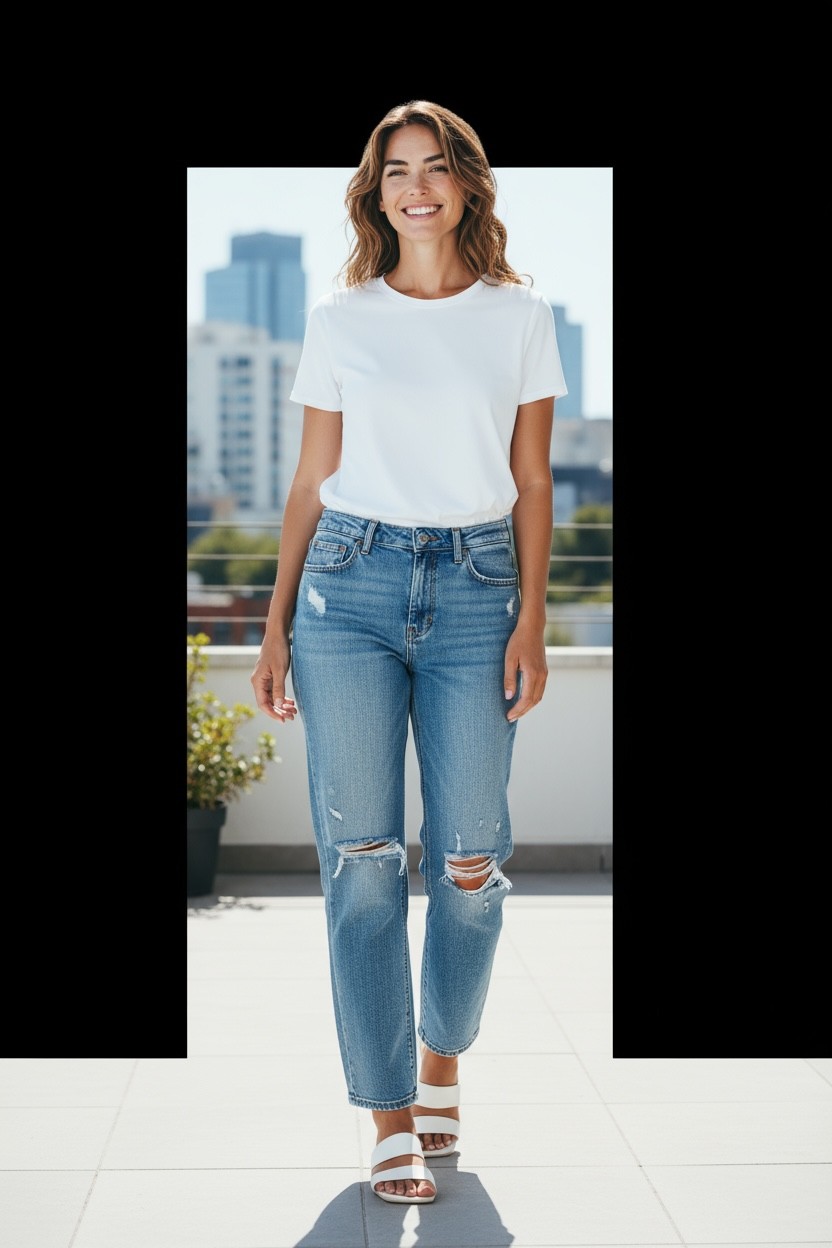 American Eagle Stretch Mom Jeans Women’s Size 8R