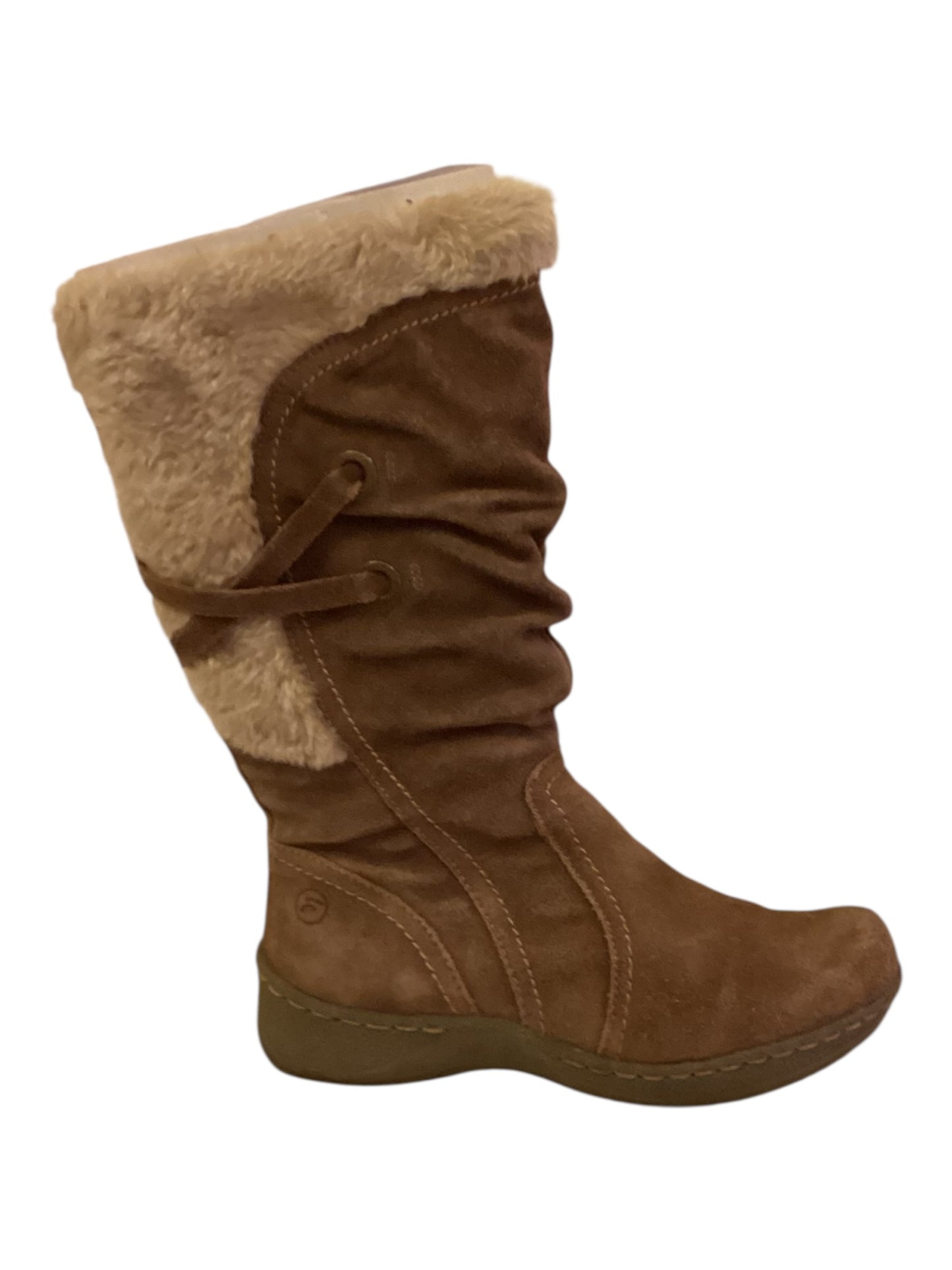 Baretrap Eventure Women’s Taupe Suede Boots – Size 7.5 Comfortable Casual Boots