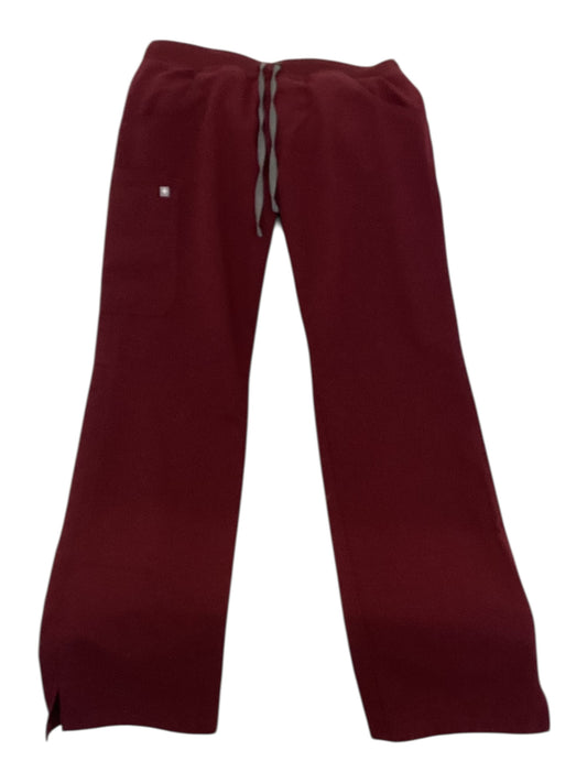 Women’s FIGS Technical Collection Scrub Pants Medium Burgundy – Performance Medical Wear | Preloved