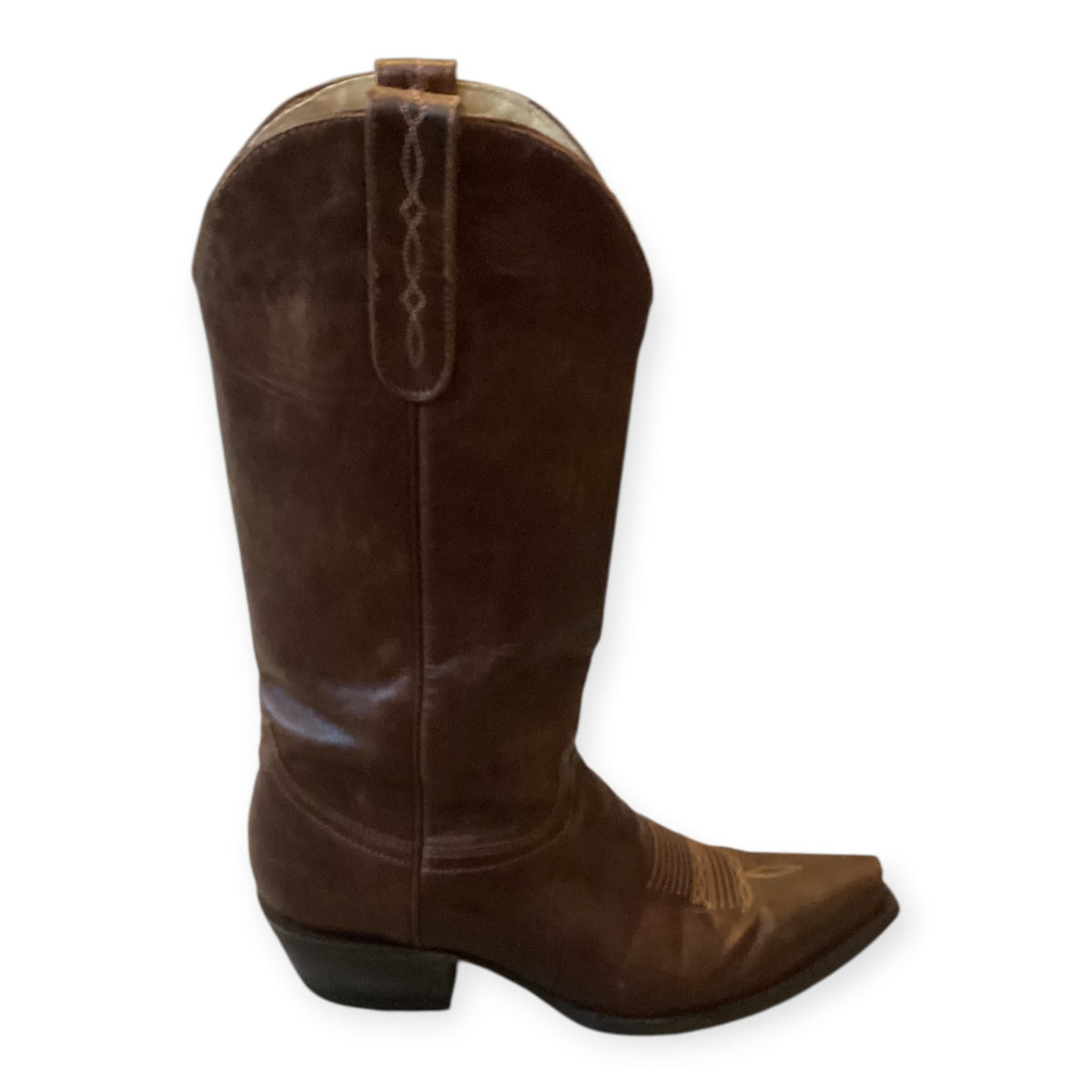 Idyllwind Womens Wildwest Brown Western Boots- Snip Toe Size 7 1/2