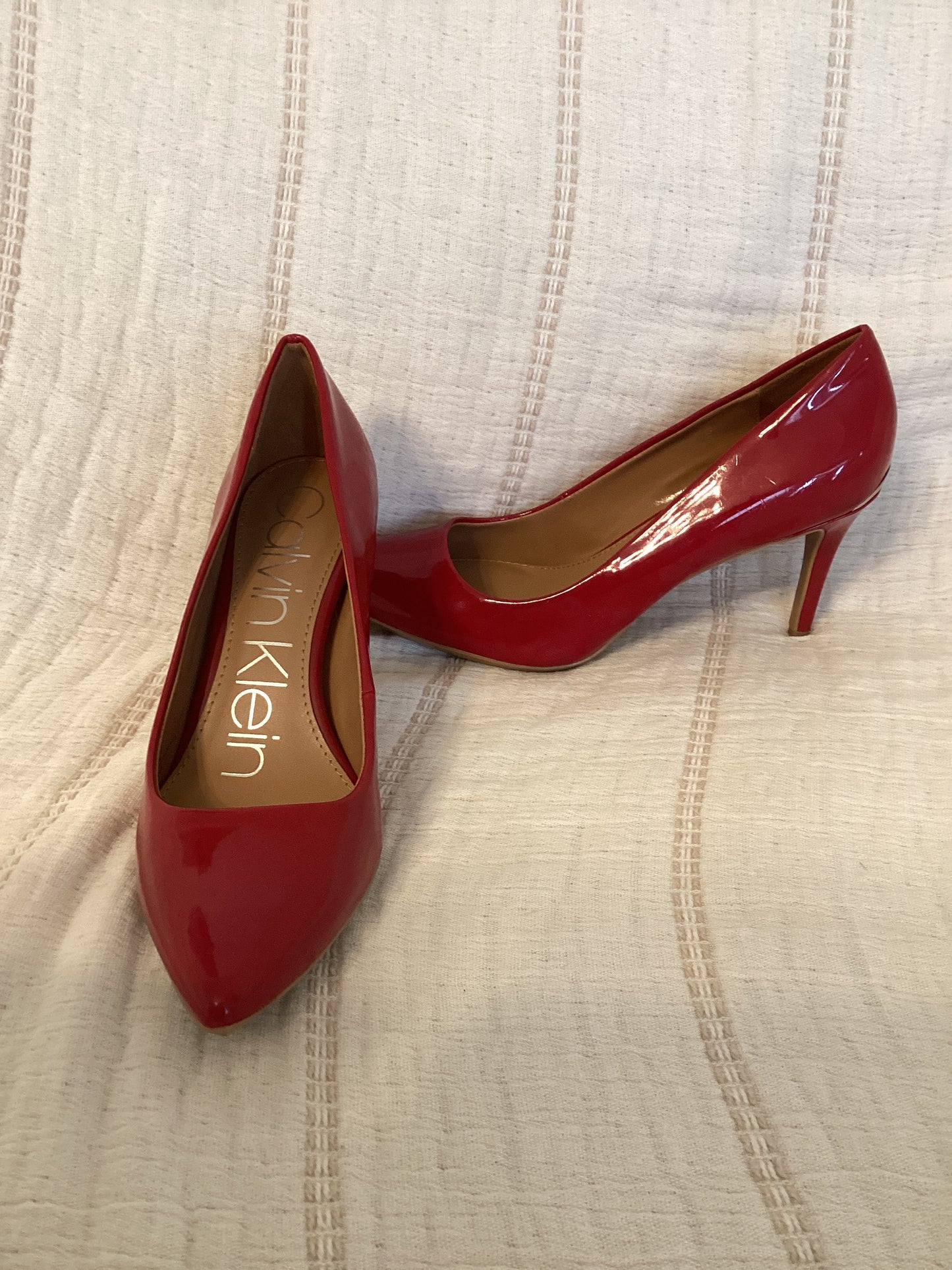 Calvin Klein High Heels Red US(6)