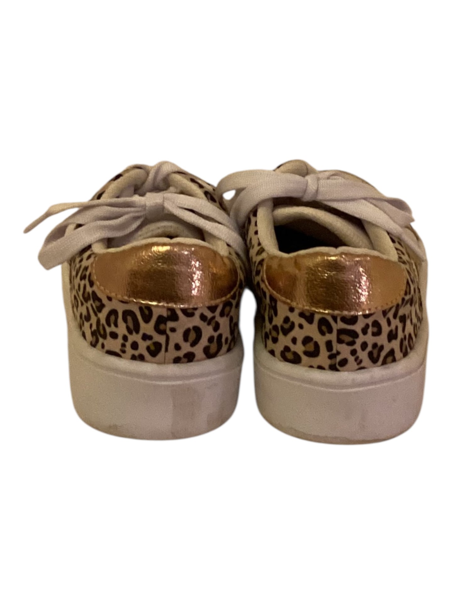 MKS Women’s Leopard Print Sneakers – Size 7 Designer Fashion Tennis Shoes