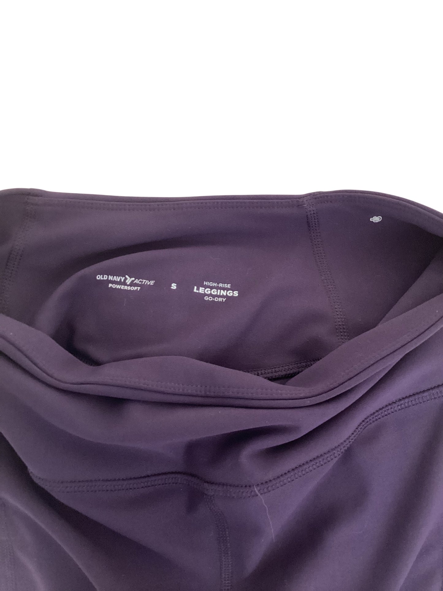 Old Navy High-Waisted PowerSoft 7/8 Pocket Leggings Women’s Stretch Athletic Yoga Pants Size Small