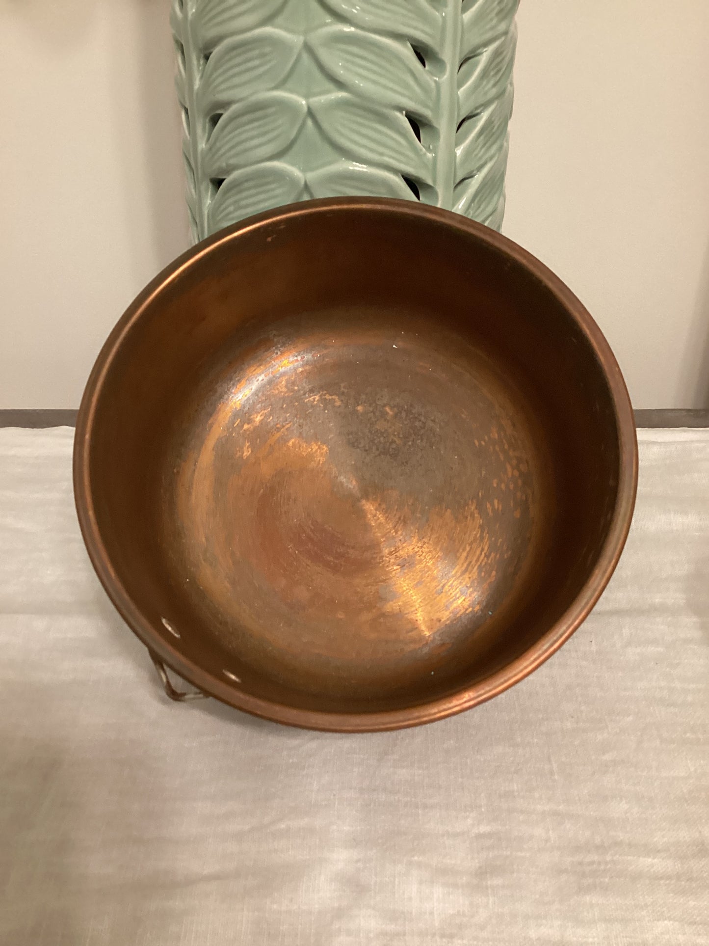 Vintage Copper Nesting Bowl Set