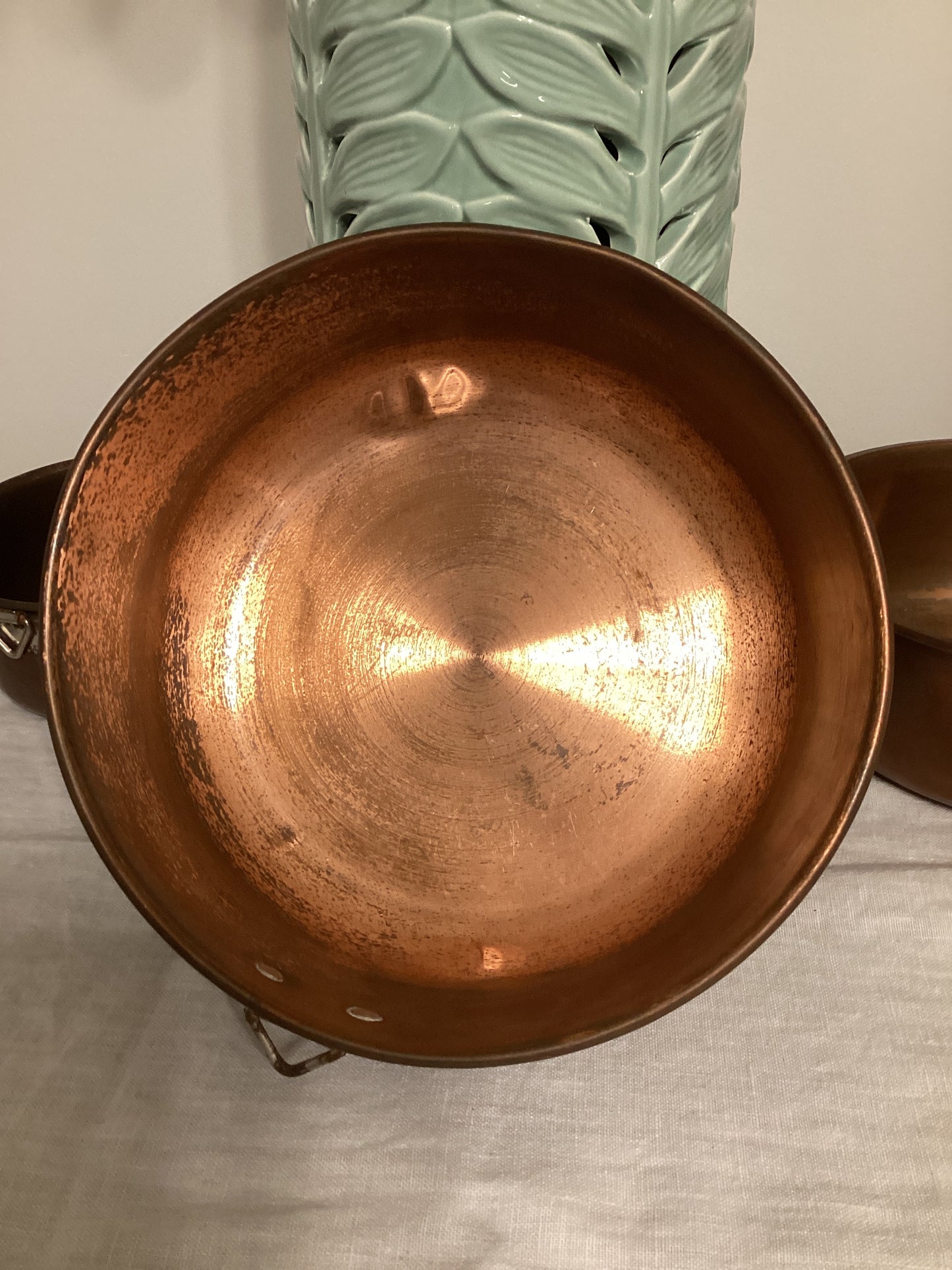 Vintage Copper Nesting Bowl Set