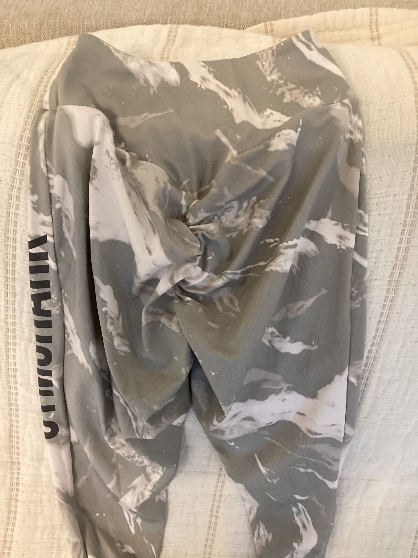 Gymshark Gray Marble Power Leggings (S)