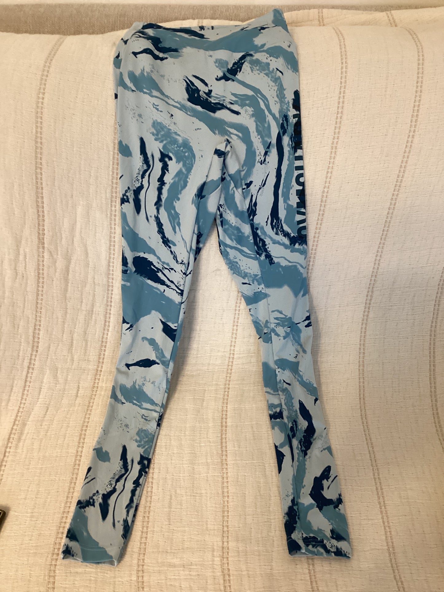 Gymshark Blue Marble Power Leggings (S)