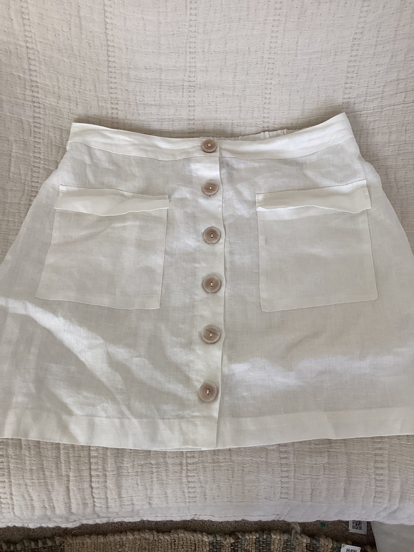 Sacks Fifth Avenue 100% Linen Skirt (L)