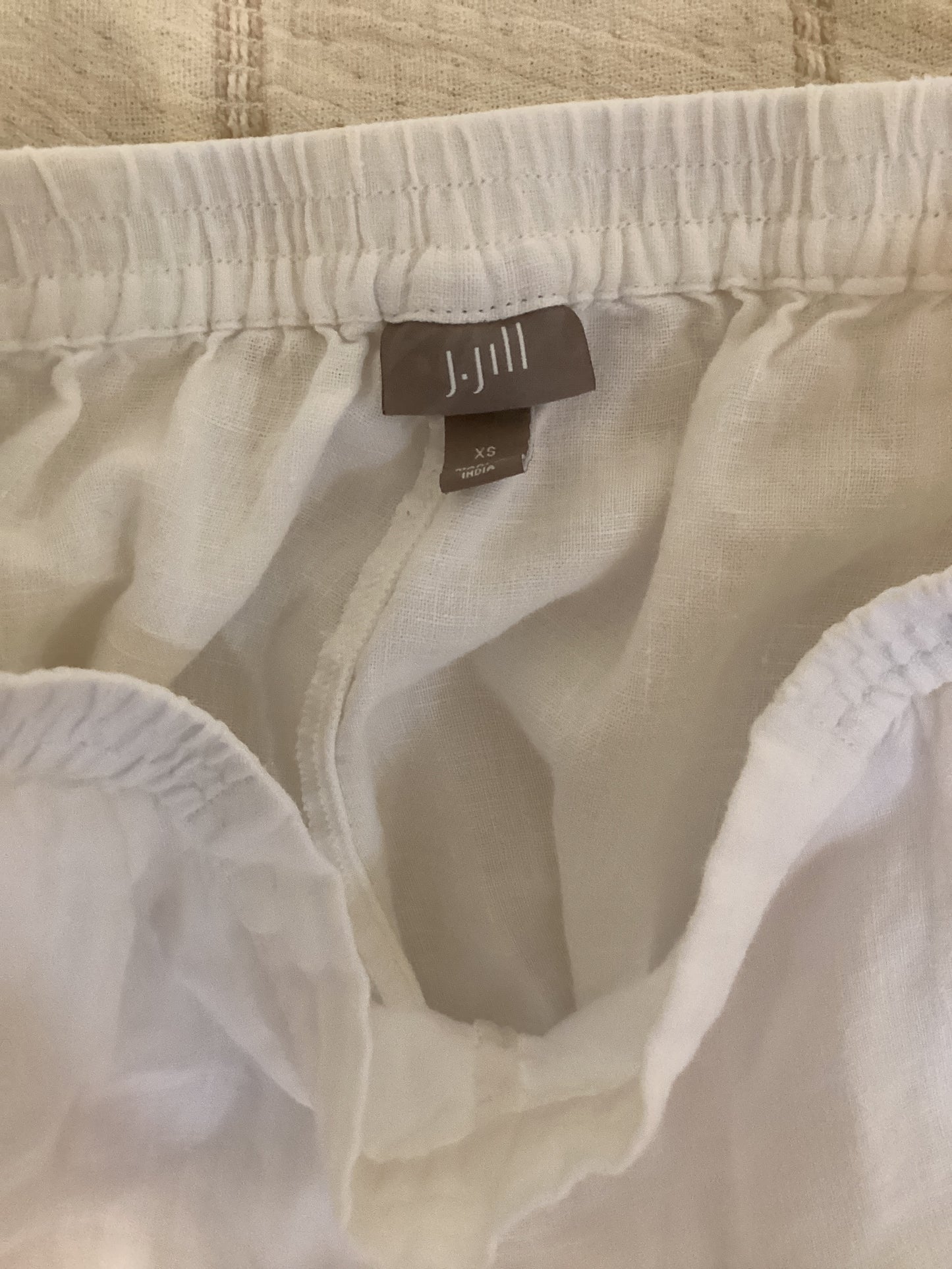 J.Jill 100% Linen Pants White XS