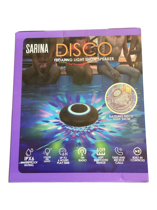 Sarina Disco Floating Light Show Bluetooth Speaker | Wireless LED Party Speaker with Colorful Lights