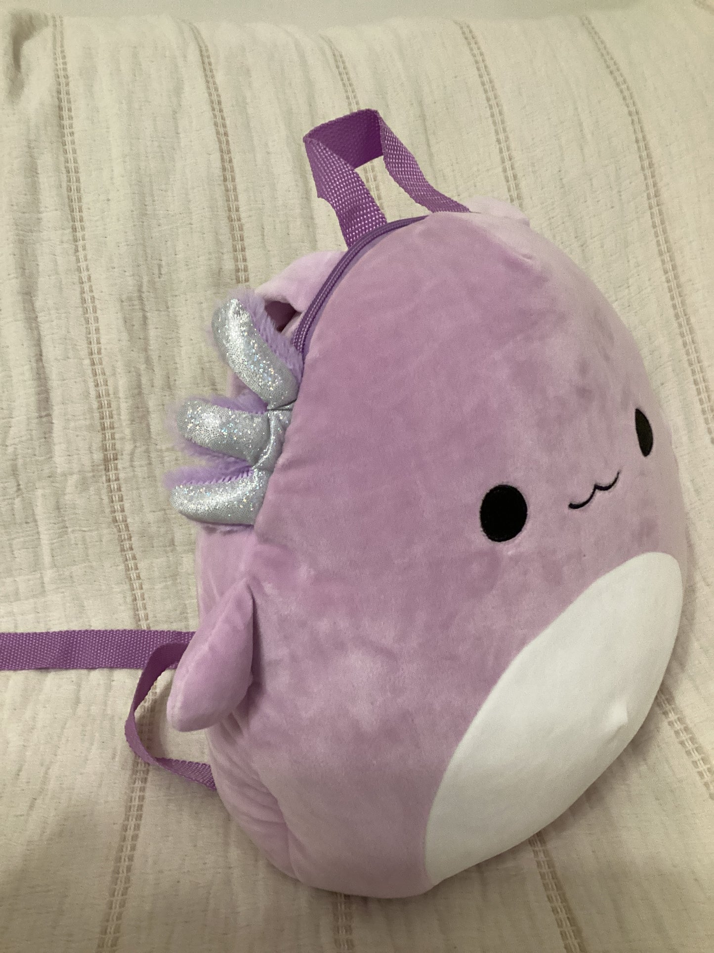 Squishmallow 12” Monica Purple Axolotl Backpack