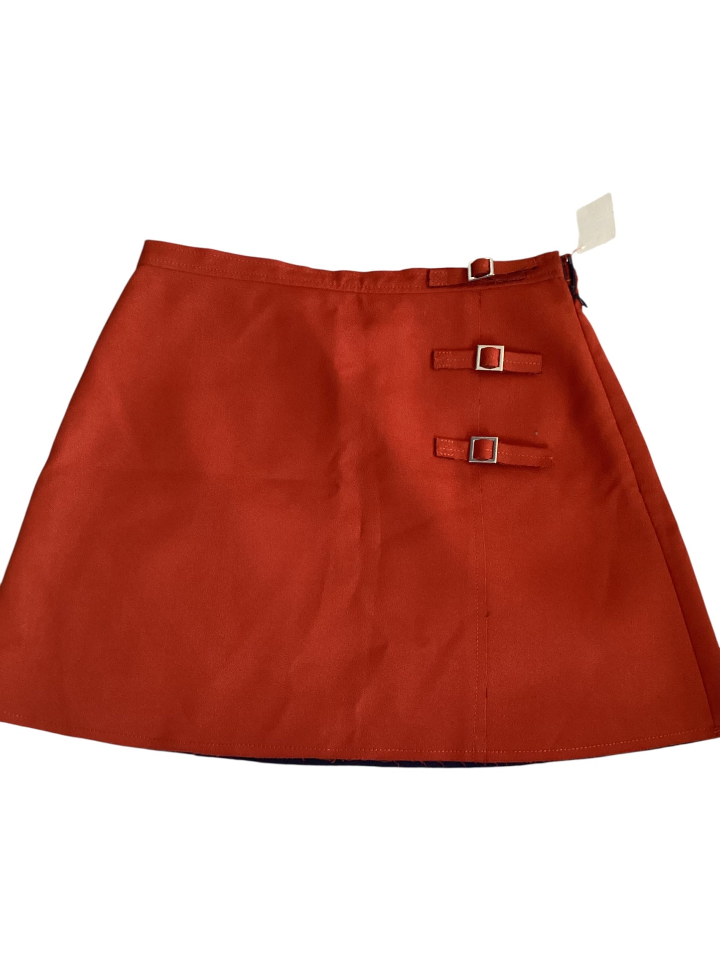 Topshop Women’s Red Corduroy Skirt Size 8