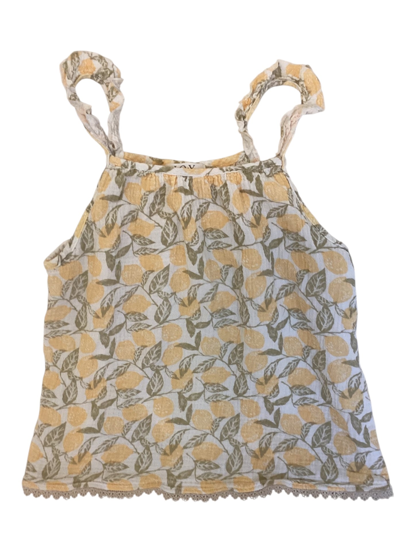 J.O.Y Women’s Lemon Tree Print Summer Set Size Medium