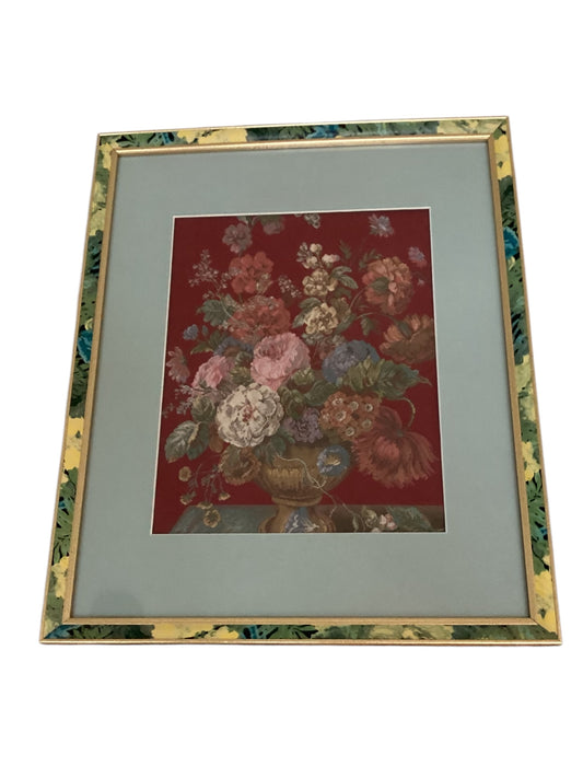 Vintage Floral Tapestry Wall Hanging – Classic Still Life Design