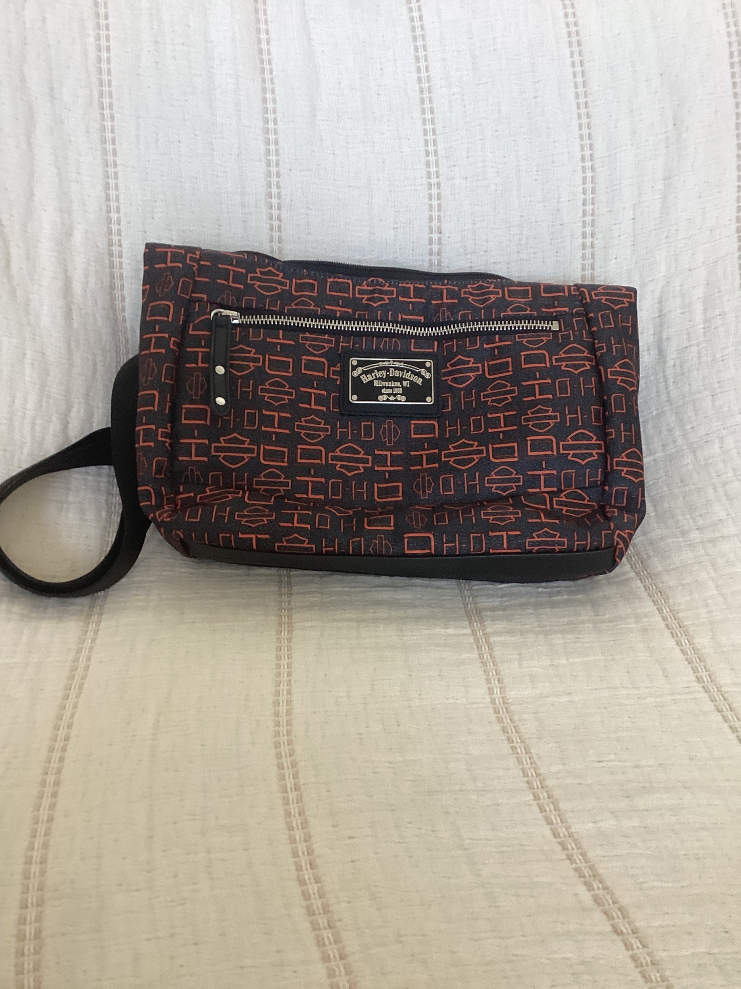 Harley Davidson Orange and Black Crossbody Medium.