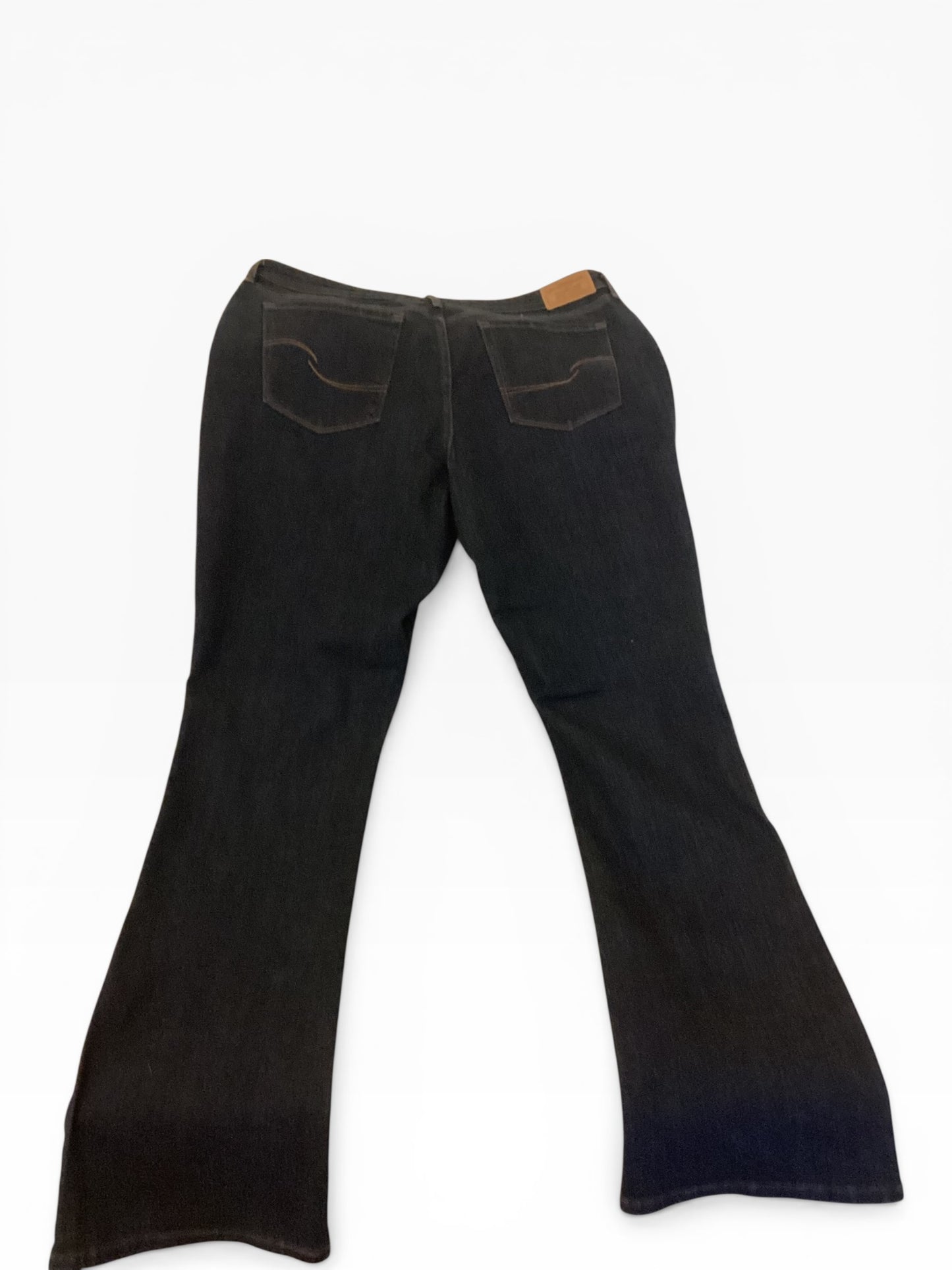 Women’s Levi Strauss Signature Mid Rise Bootcut Jeans – Dark Blue Wash, Size 14 | Classic Fit Denim