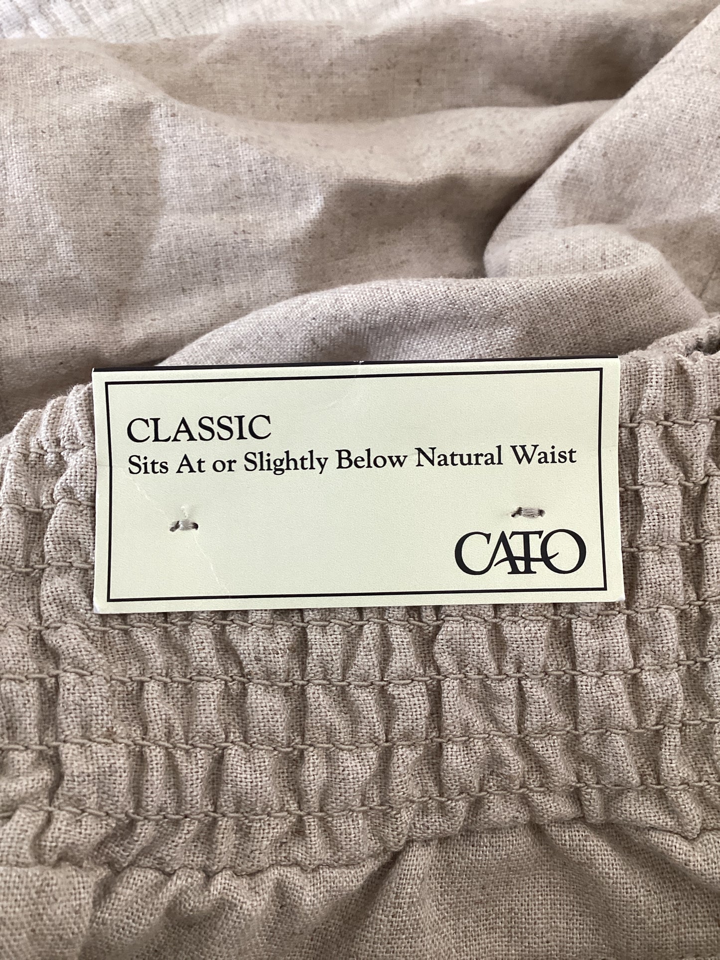 Cato 100% Linen Capri Pants (18/20W)