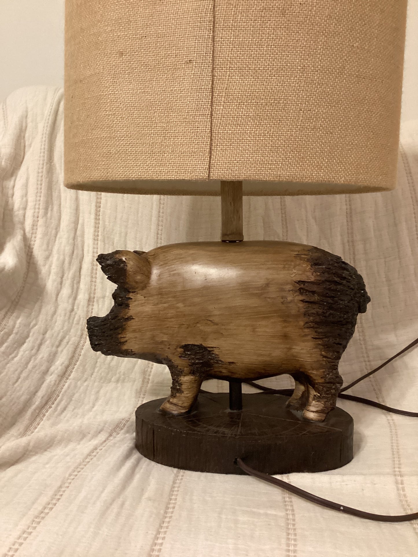 Rodney the pig lamp