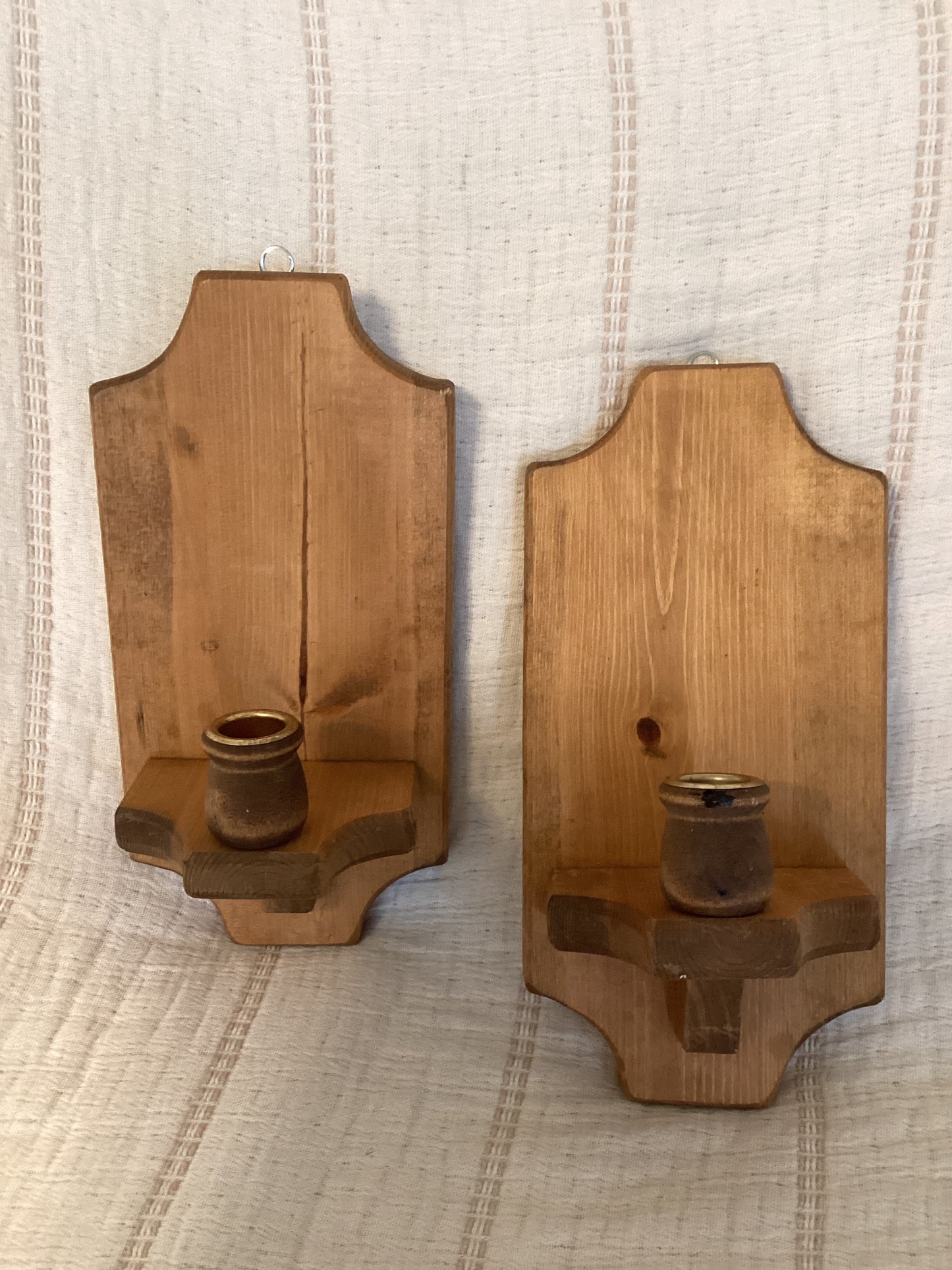 Vintage Wall Sconces Pair