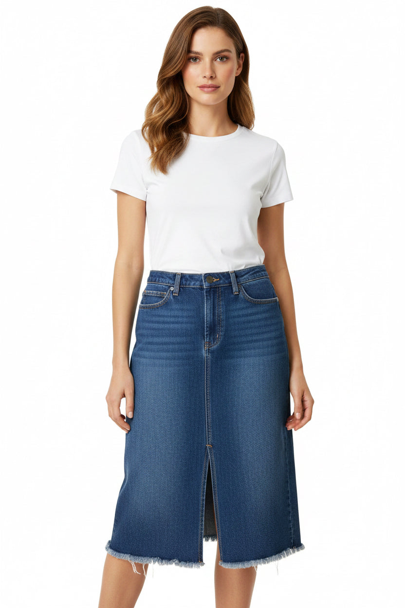 MaxAzria Women’s Straight Pencil Denim Jean Skirt Size 5