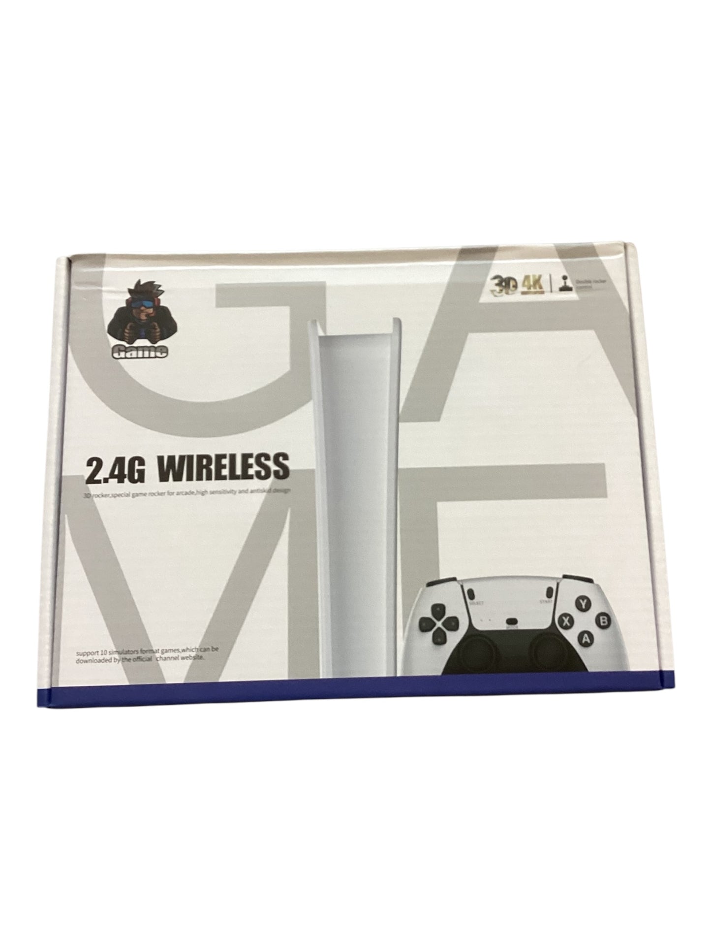 2.4G Wireless Pro Console Game Stick 4K – Retro Gaming Stick with Wireless Controllers & Classic Video Games