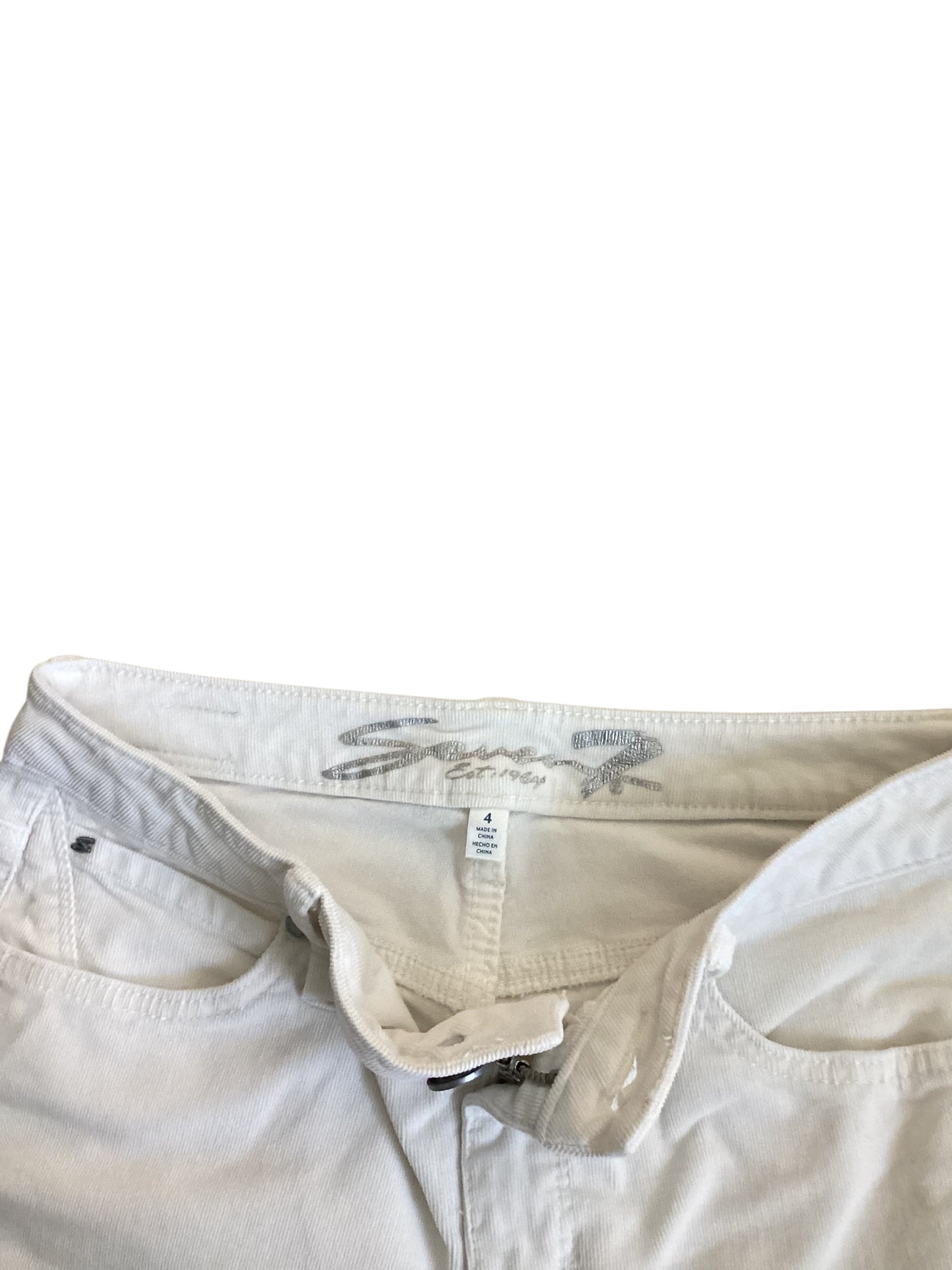Seven7 Women’s White Low Rise Skinny Jeans Size 4