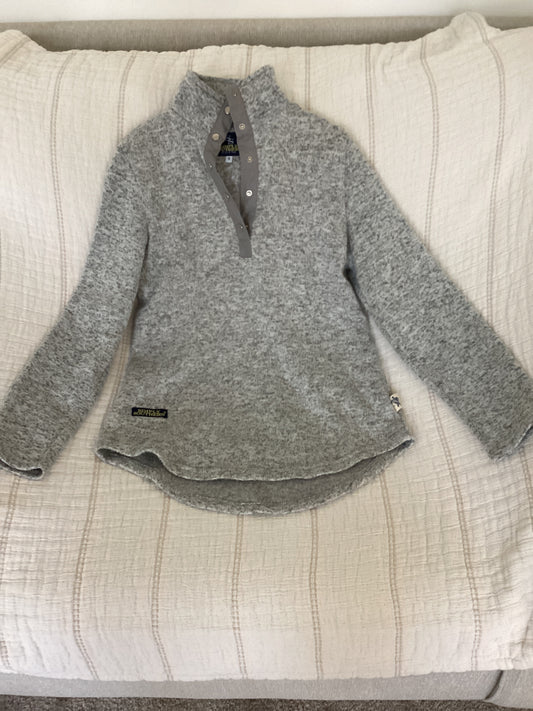 Simply Southern Women’s 1/4 Snap Neck Fleece Pullover (S)