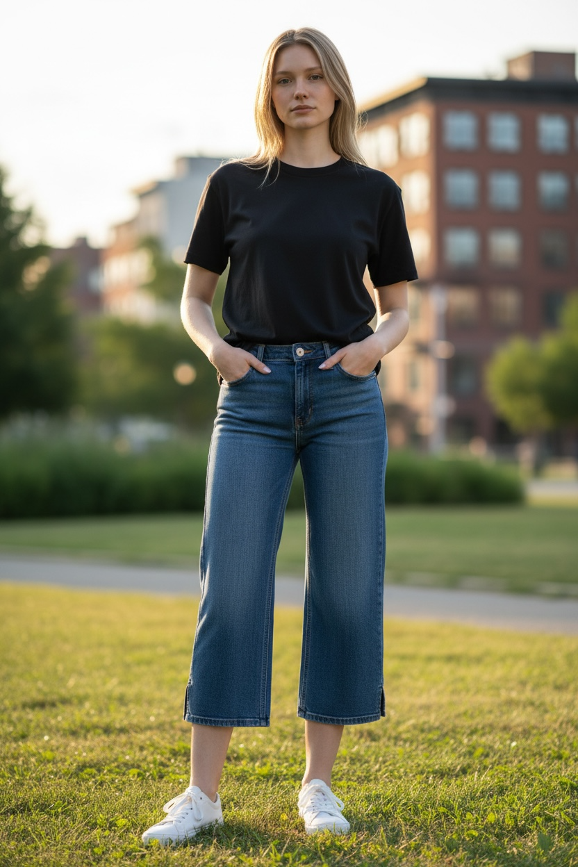 GAP Denim Capri Low Rise Dark Wash Comfort Waist Pants