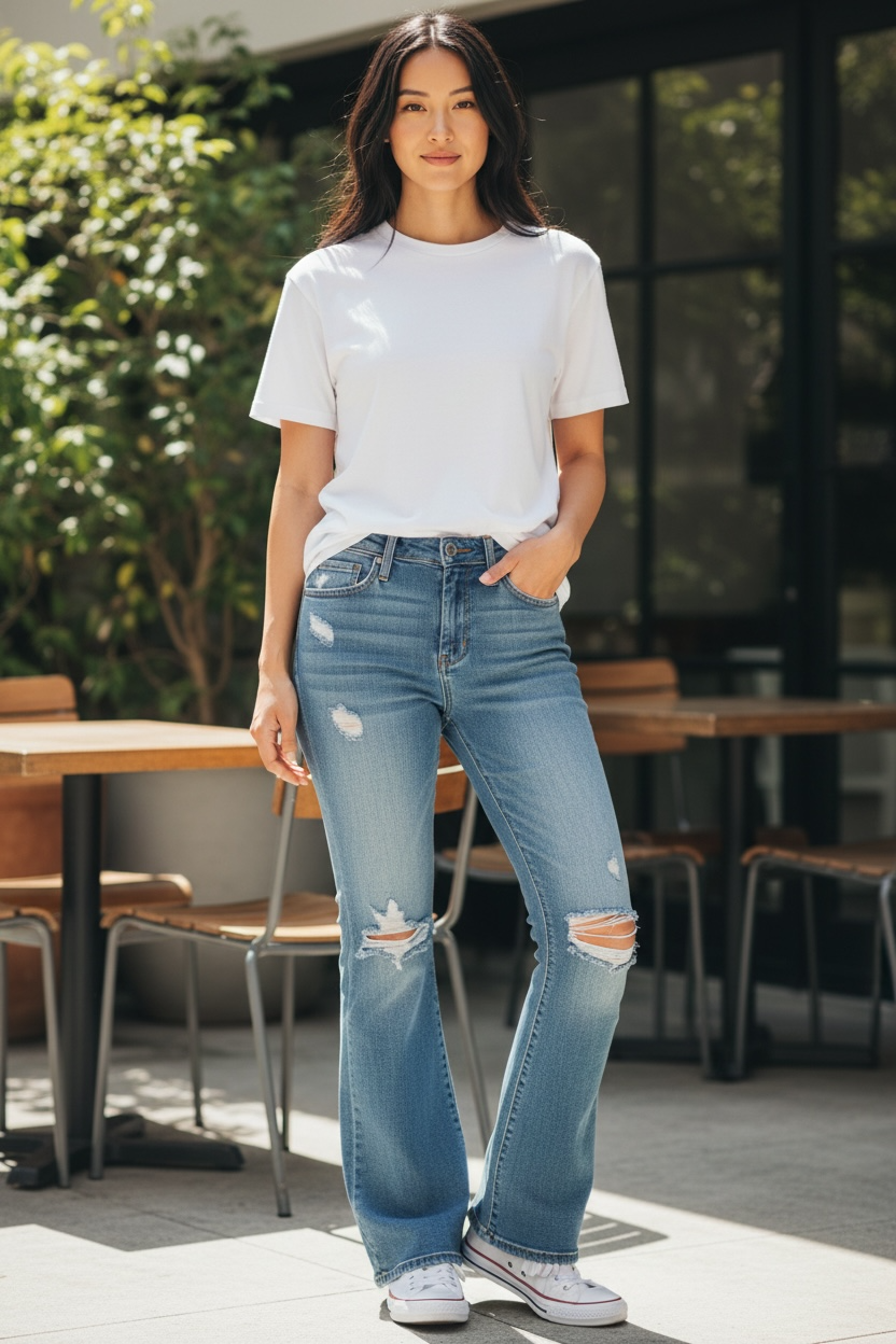 WILLOW & ROOT Denim Skinny Jeans Size 24 The Mom Fit