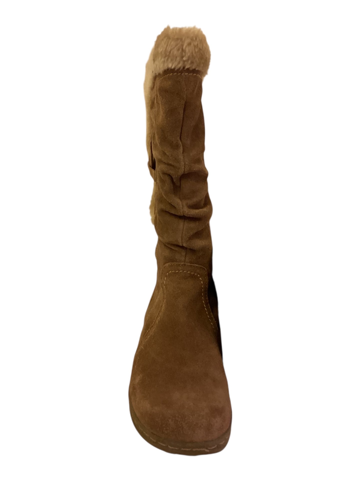 Baretrap Eventure Women’s Taupe Suede Boots – Size 7.5 Comfortable Casual Boots