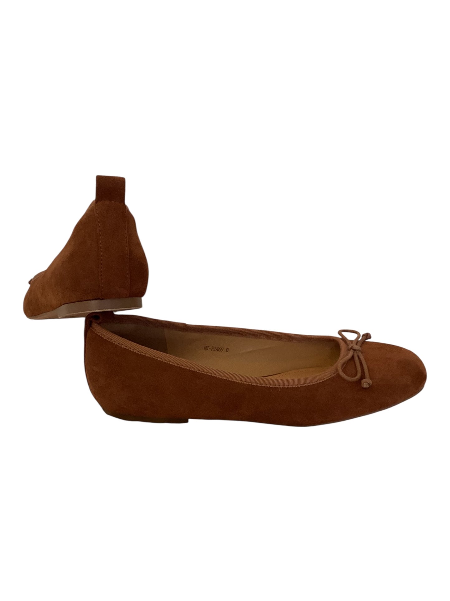Women’s Madatope Brown Suede Ballet Flats – Size US 8 | Classic Slip-On Comfortable Flats