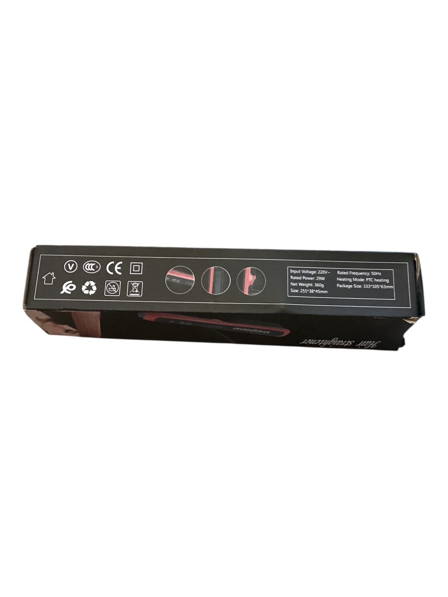 Electric Anion Hair Straightener with LED Display | Professional Flat Iron Styling Tool