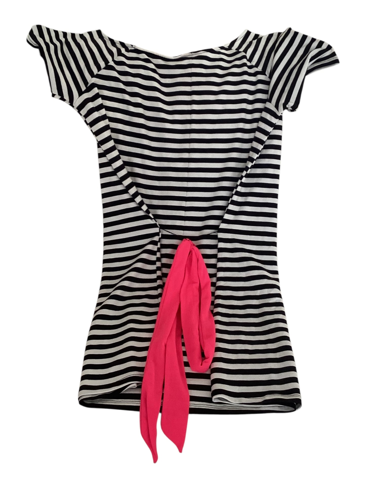 Women’s Betsey Johnson for Torrid Dress Size 2X – Hot Pink Lips & Black Stripes Statement Piece