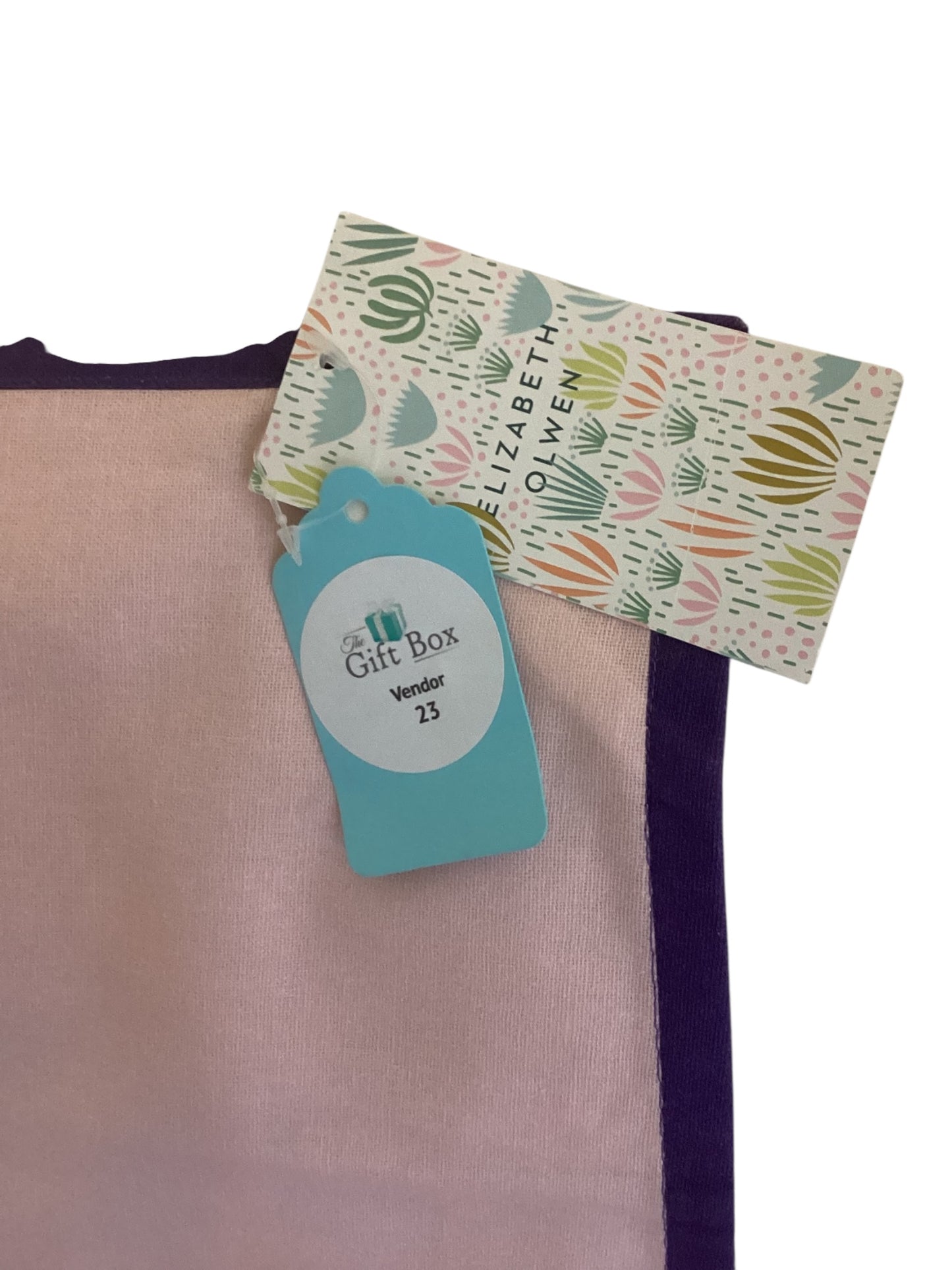 Elizabeth Olwen Good Vibrations Tea Towel | Colorful Designer Kitchen Towel | Boho Modern Home Decor