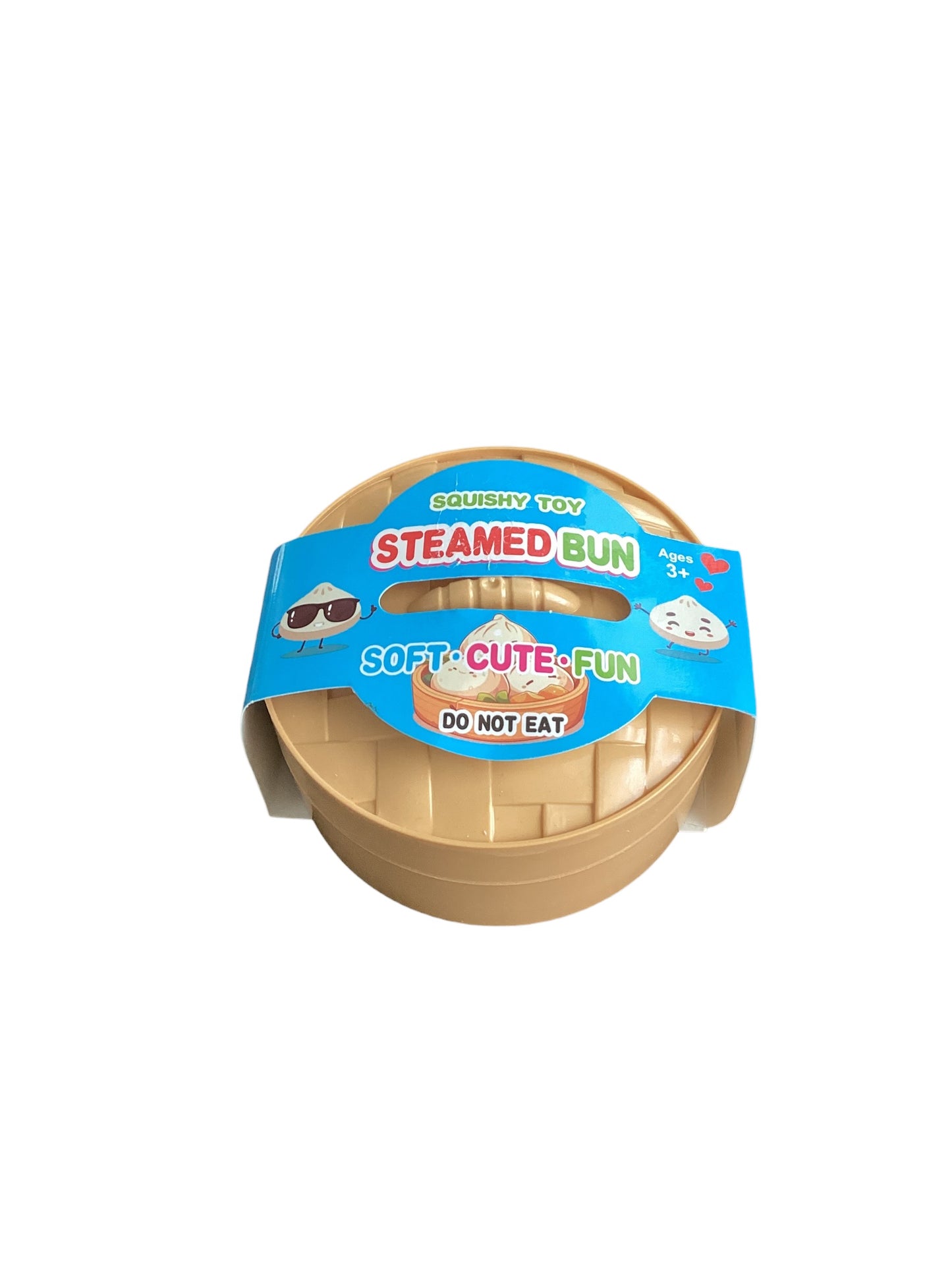 Steamed Bun Squishy Toy – Cute Kawaii Dumpling Stress Relief Toy | Random Color Soft Squeeze Fidget Toy Ages 3+