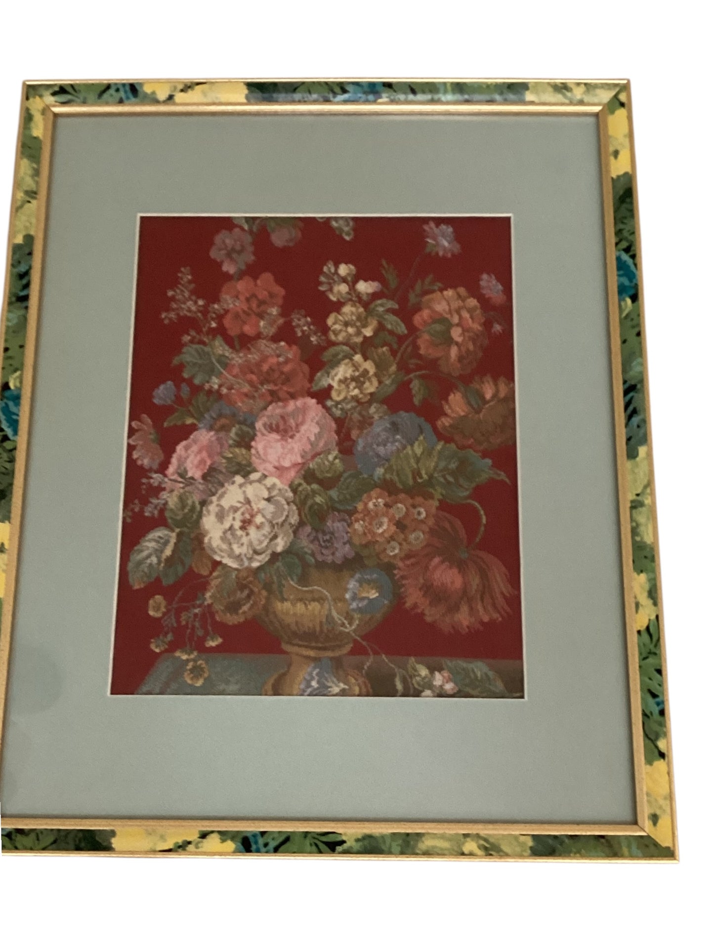 Vintage Floral Tapestry Wall Hanging – Classic Still Life Design