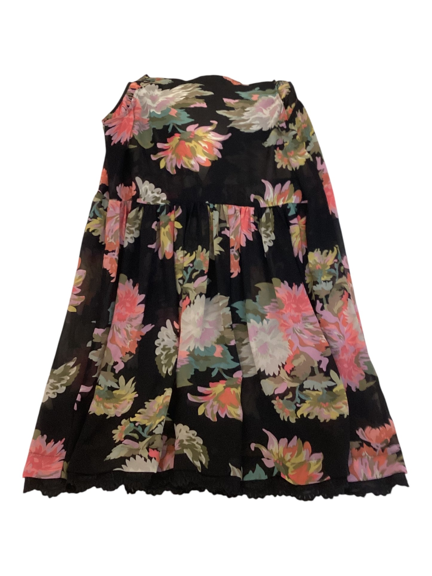 Maeve by Anthropologie Semi-Sheer Floral Mini Dress – Women’s Size Medium – Romantic Boho Style