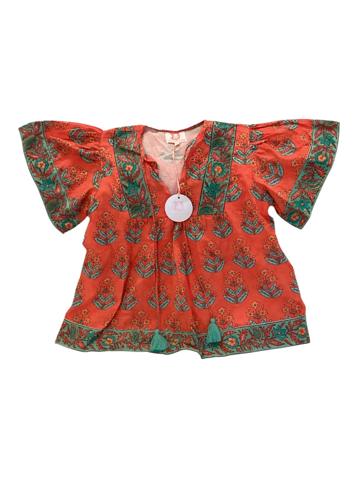 Victoria Dunn Women’s Summer Blouse NWT Size Small – Lightweight Designer Top