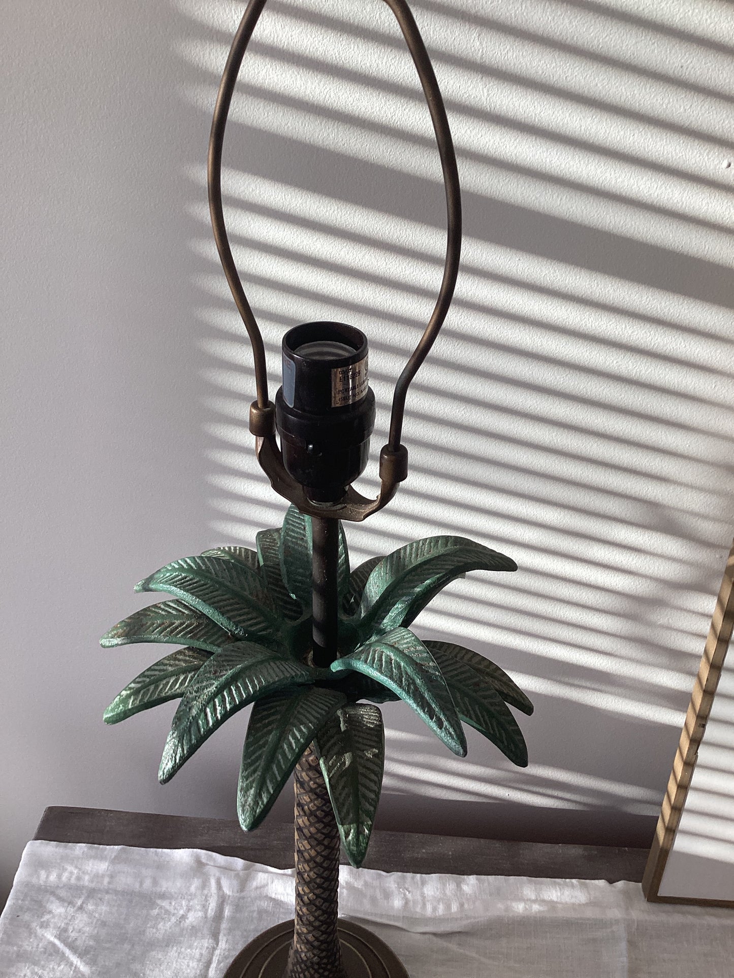 Vintage Palm Tree Lamp