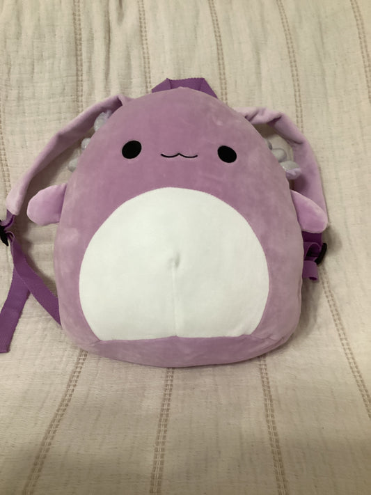 Squishmallow 12” Monica Purple Axolotl Backpack