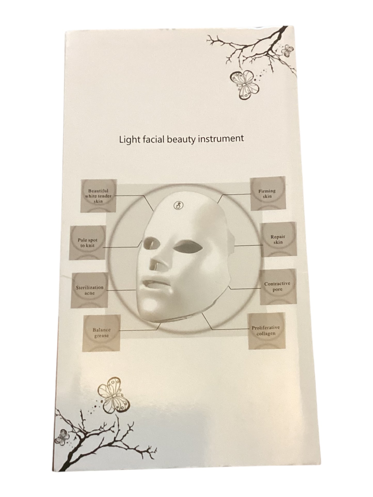 7 Color LED Facial Light Therapy Mask | At-Home Beauty Device for Acne, Anti-Aging & Wrinkle Care