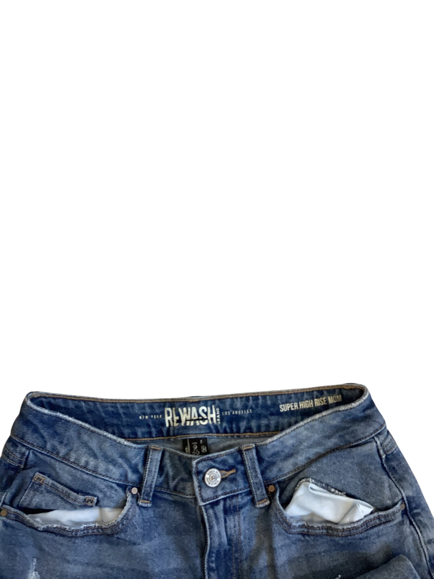Rewash New York Women’s Skinny Distressed Blue Jeans Size 9/29