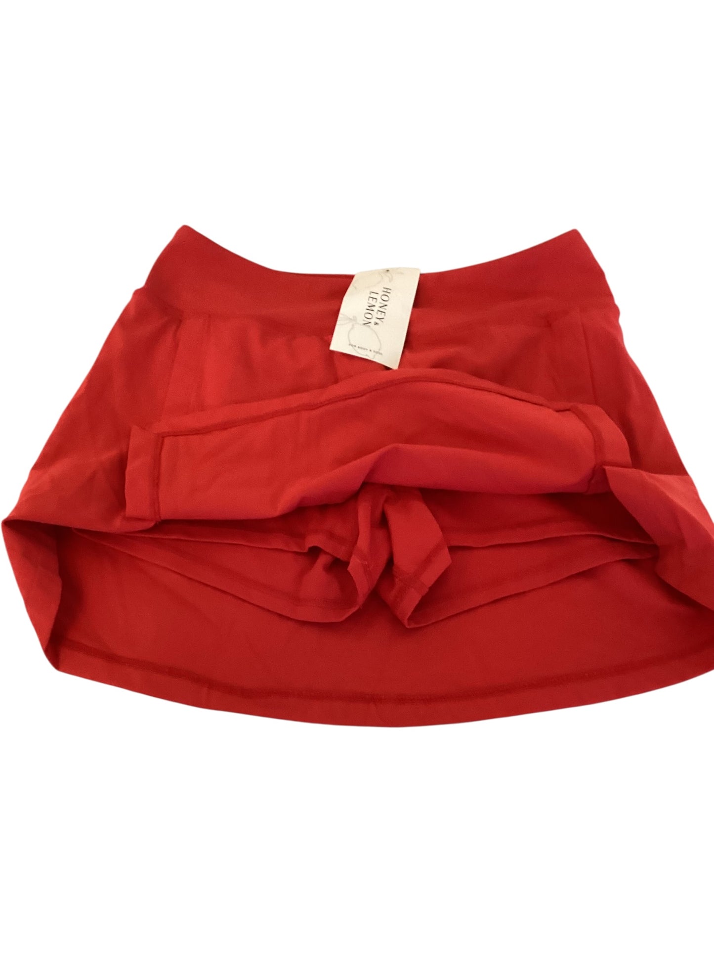 Mono B Active Stretch Skort Women’s Size Small – Athletic Skirt with Built-In Shorts, Comfortable Performance Skort