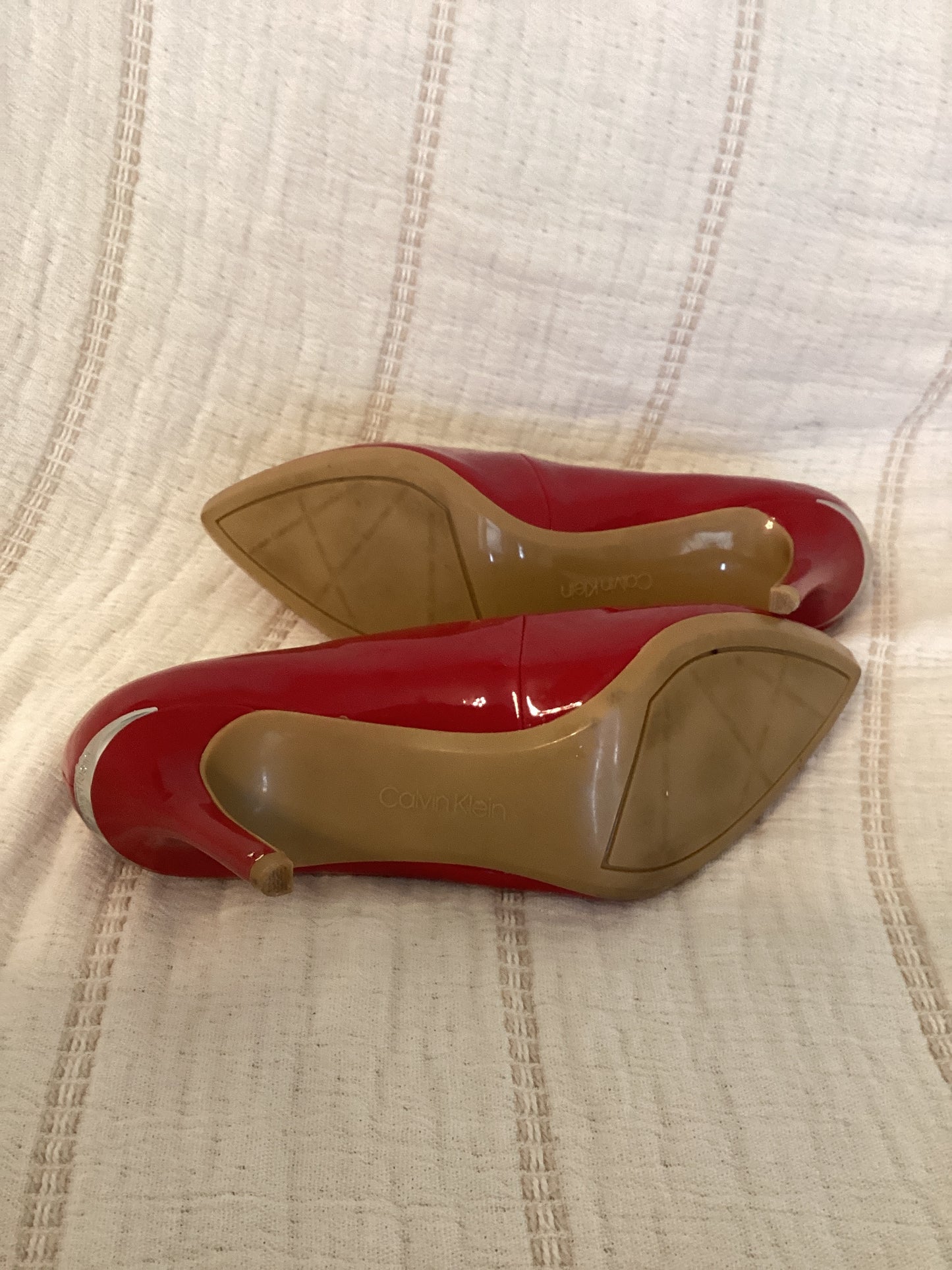 Calvin Klein High Heels Red US(6)