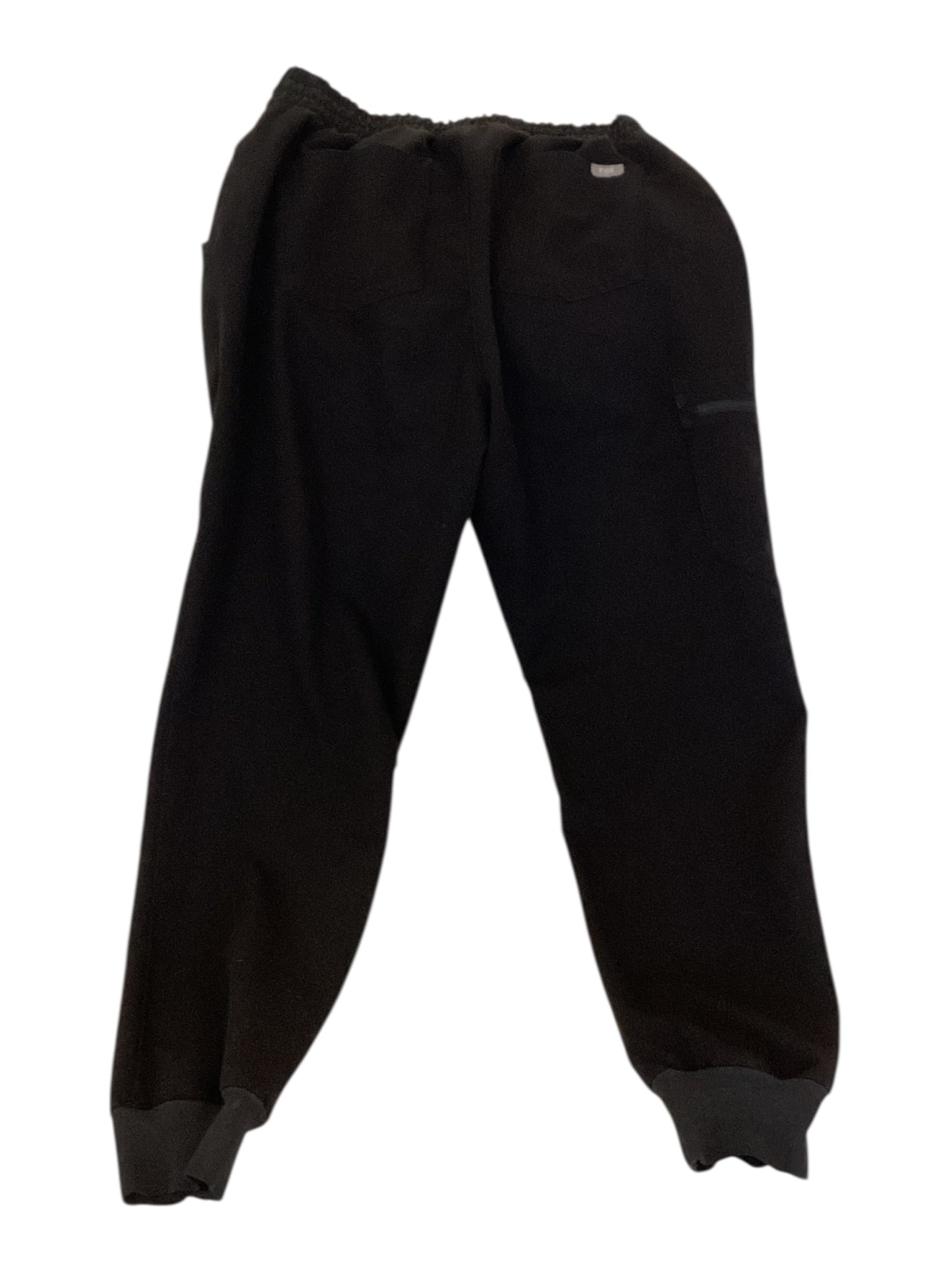 Women’s Black FIGS Technical Collection Jogger Scrub Pants Size Small – Performance Medical Wear | Modern Fit