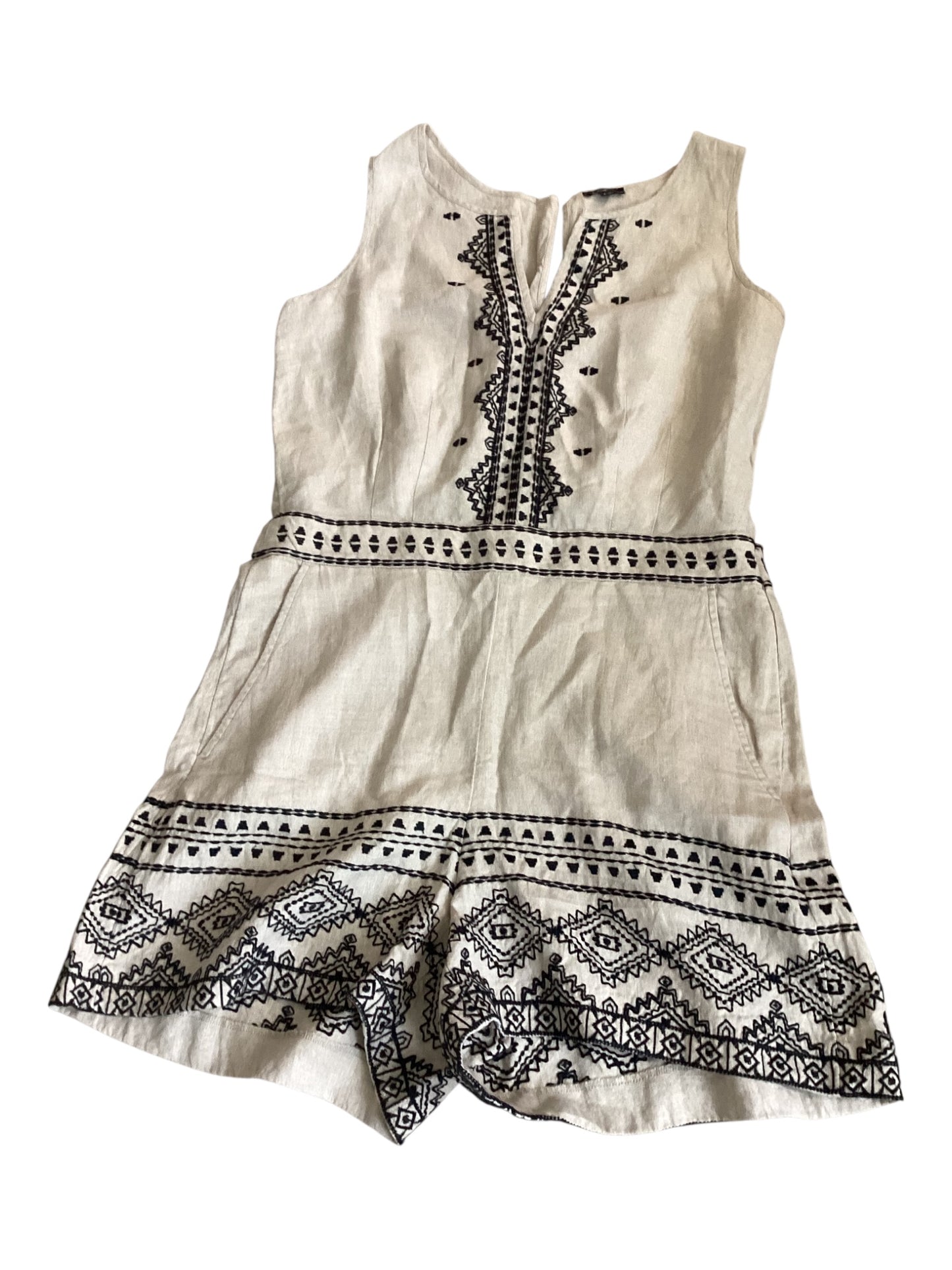 Ann Taylor LOFT Women’s Embroidered Romper Size 8