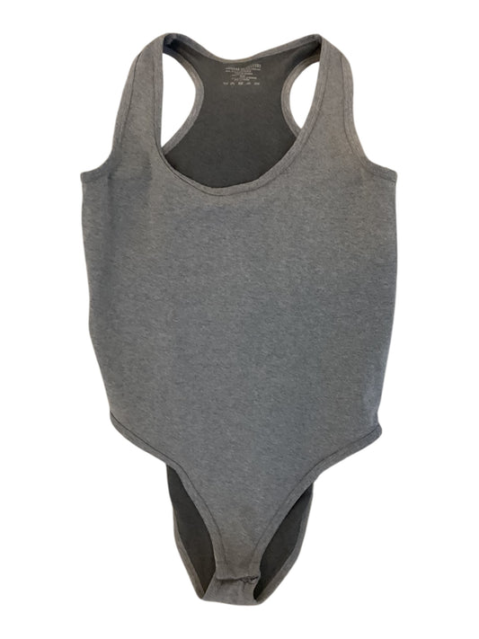 Zenana Outfitters Gray Bodysuit – Women’s Size Small | Soft Stretch Basic Layering Top