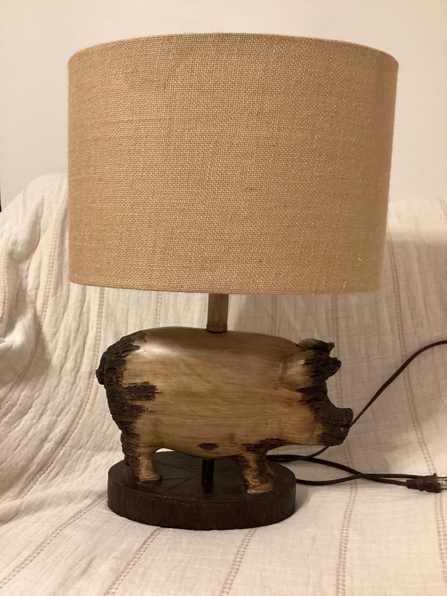 Rodney the pig lamp